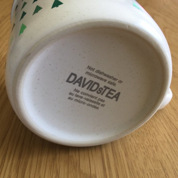 David's Tea Mug Mint Green Trees The Rustic Mug - Picture 4 of 5